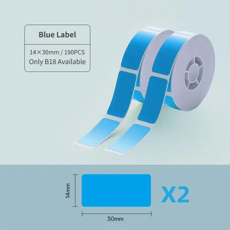 color: PURPLE - NIIMBOT B18 Printer label,Tapes for Thermal Transfer Label Printer/Color label , for a long time without fading,14x30mm series.