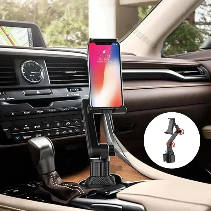 Car NEW Tablet Cup Holder Mount 360 Adjustable SmartphoneHolderCar 270 Tilt Bar Triangular Base Ram Mount Tablet Holder For SUVs