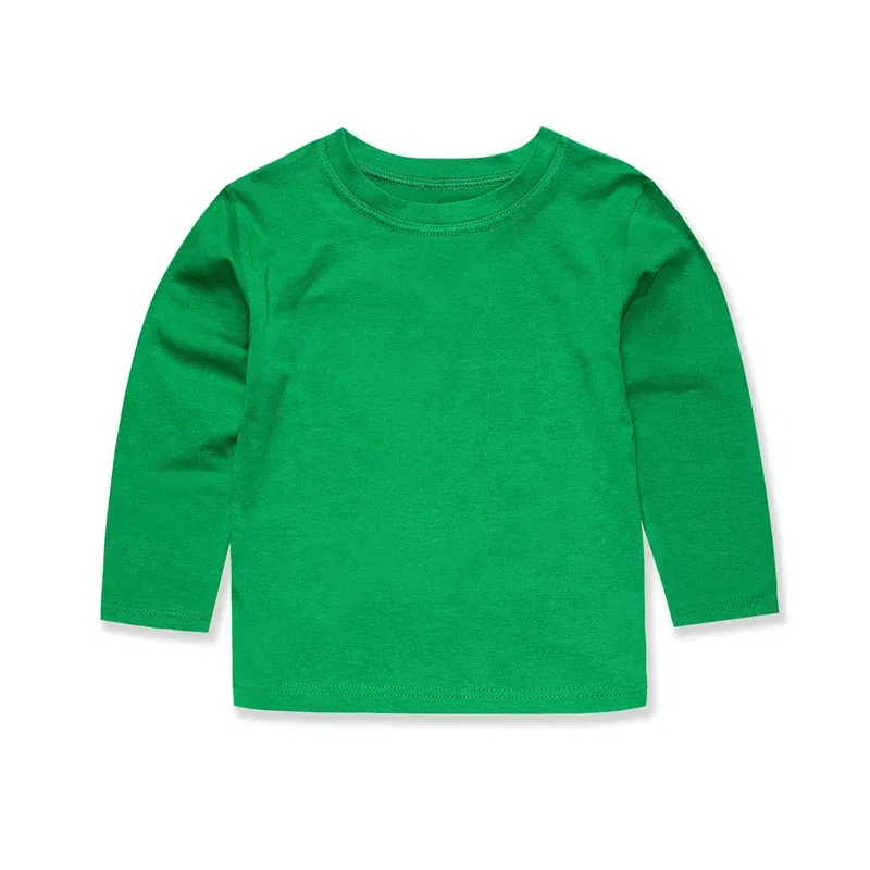 Color: Gold, Kid Size: 10 - Boys Girls T Shirt Long Sleeves 1 to 2 3 4 5 6 7 8 9 10 11 12 13 14 Years 100% Cotton Toddler Boy Shirts for Teens Girl Clothes