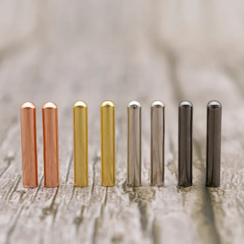 Color: Gold, Ships From: CHINA - Weiou New 4pcs 1 Set of 4x22mm Seamless Metal Shoelaces Tips Head Replacement Repair Aglets DIY Sneaker Kits Silver Gold Black