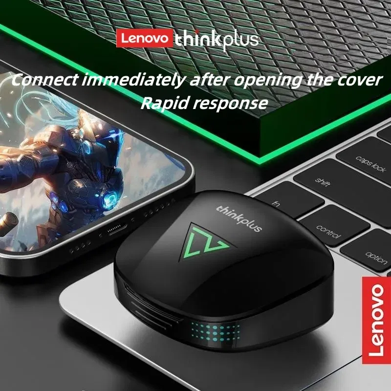 Original Lenovo XT85ll Bluetooth 5.3 Earphone Wireless Gaming Headphones HiFi Stereo Headsets Touch Control Earbuds With Mic
