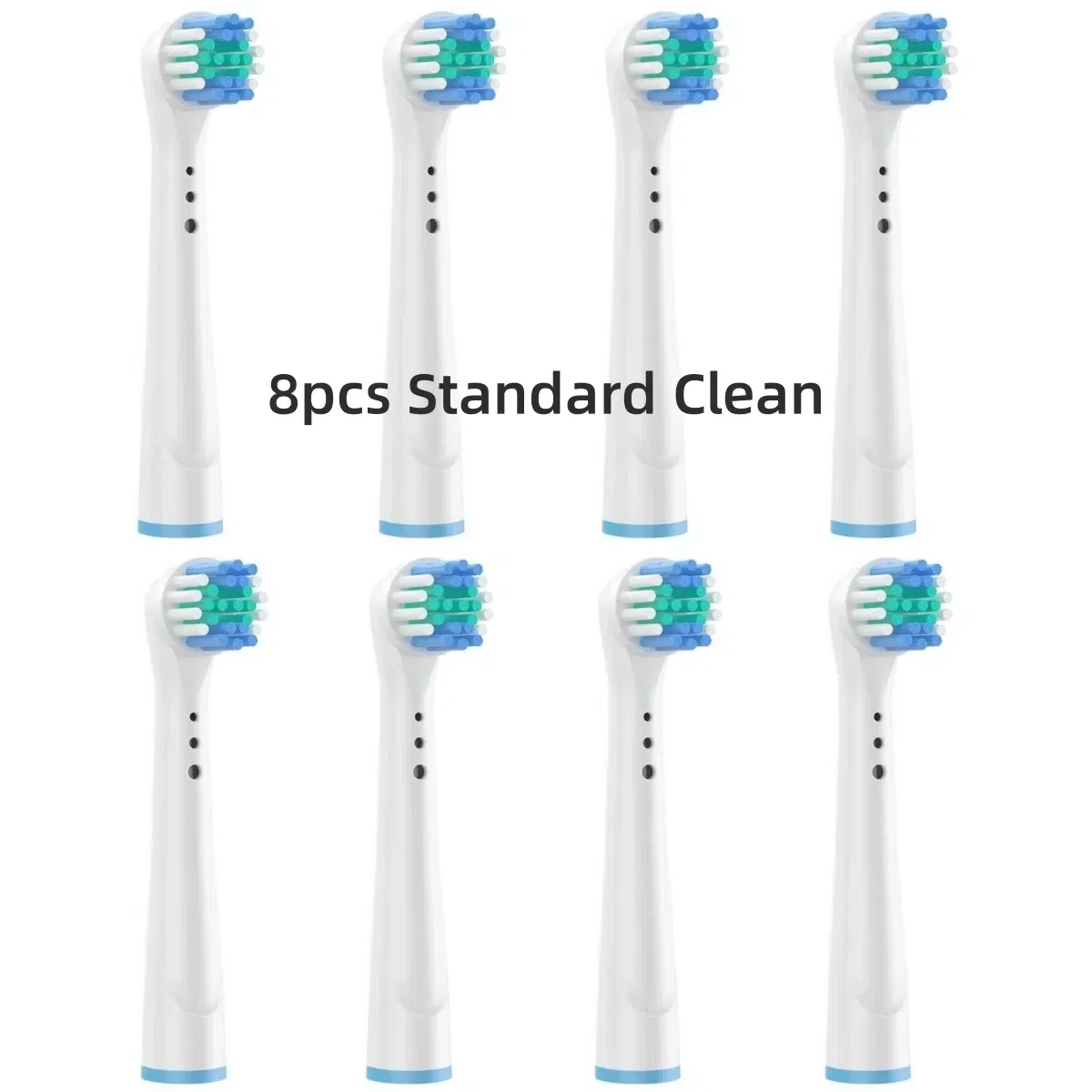 Color: Brown - Toothbrush Replacement Heads Refill for Oral B Electric Toothbrush Pro1000 Pro 3000 Pro5000 Pro7000 Vitality Floss Action