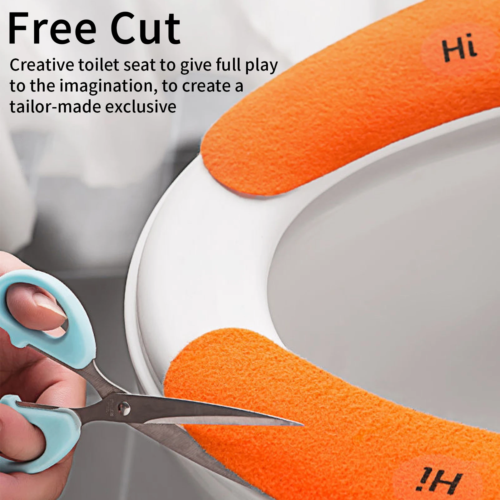 Color: Yellow, Ships From: CN - Toilet Cover Cartoon Soft Toilet Seat Cushion Washable Plush Toilet Seat Covers Pads Electrostatic Adsorption Easy Installation