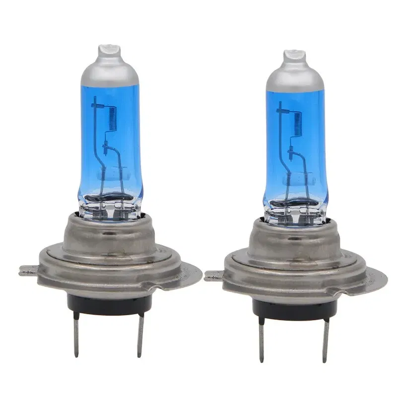 Emitting Color: RGB - 2pcs H7 LED Bulbs 55W 100W Halogen Bulbs Super Bright White Fog Lights 12V White Auto Bulb Headlights Lamp
