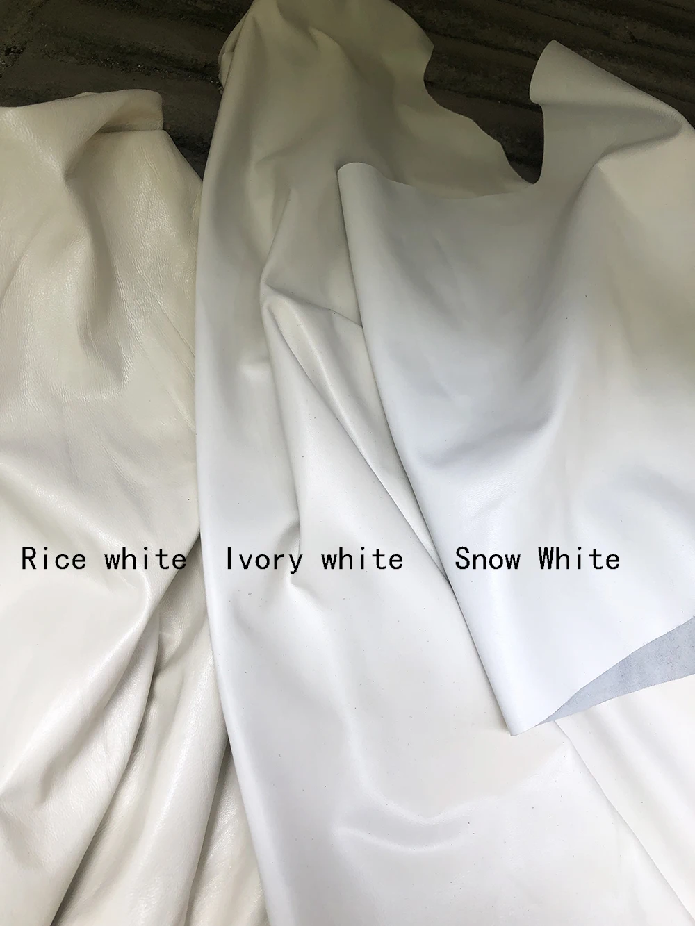 Color: green, Gloves Size: 4 - 50cm New Genuine Leather White Women's High Grade Party Mittens Sheepskin Lady Winter Velvet long Gloves Creamy Ivory Snow White