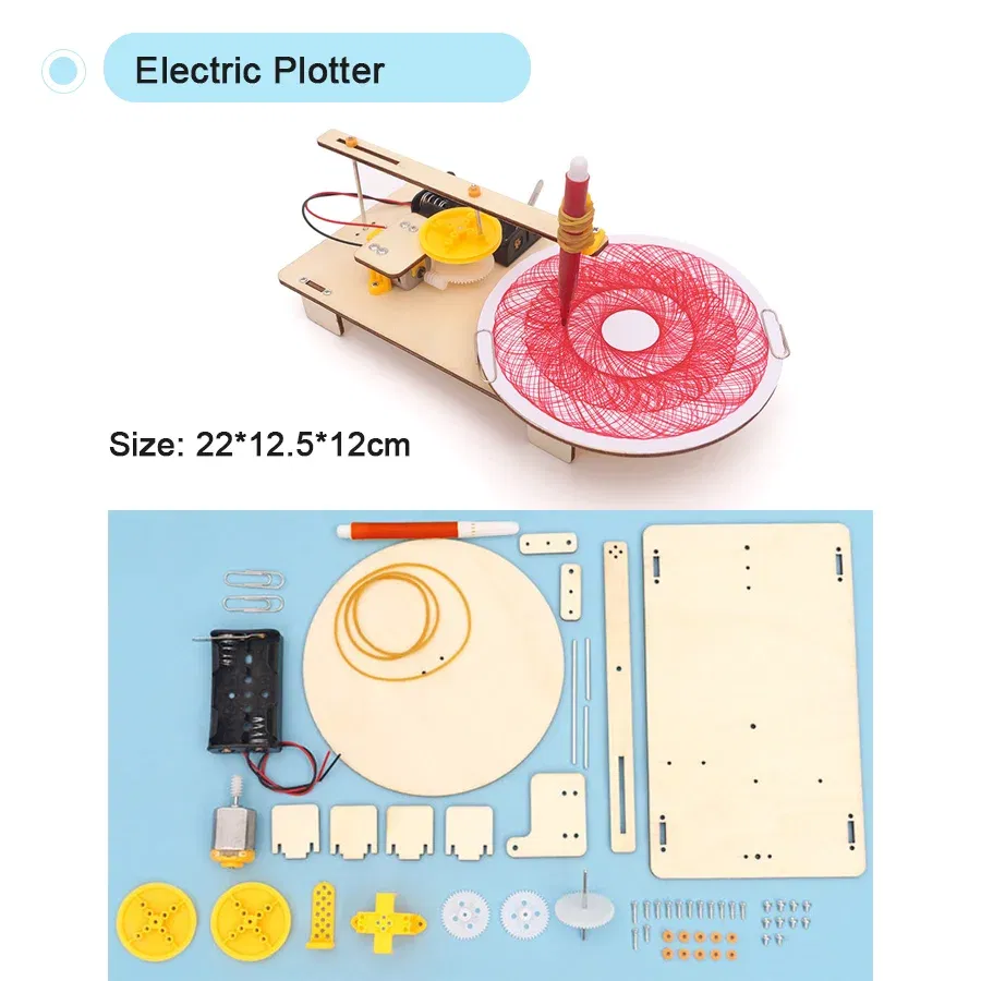 Color: Lemon yellow - DIY Handmade Small Production Physical Model Assembly Craft Technology Science Experiment Educational Toy Project for School Kid