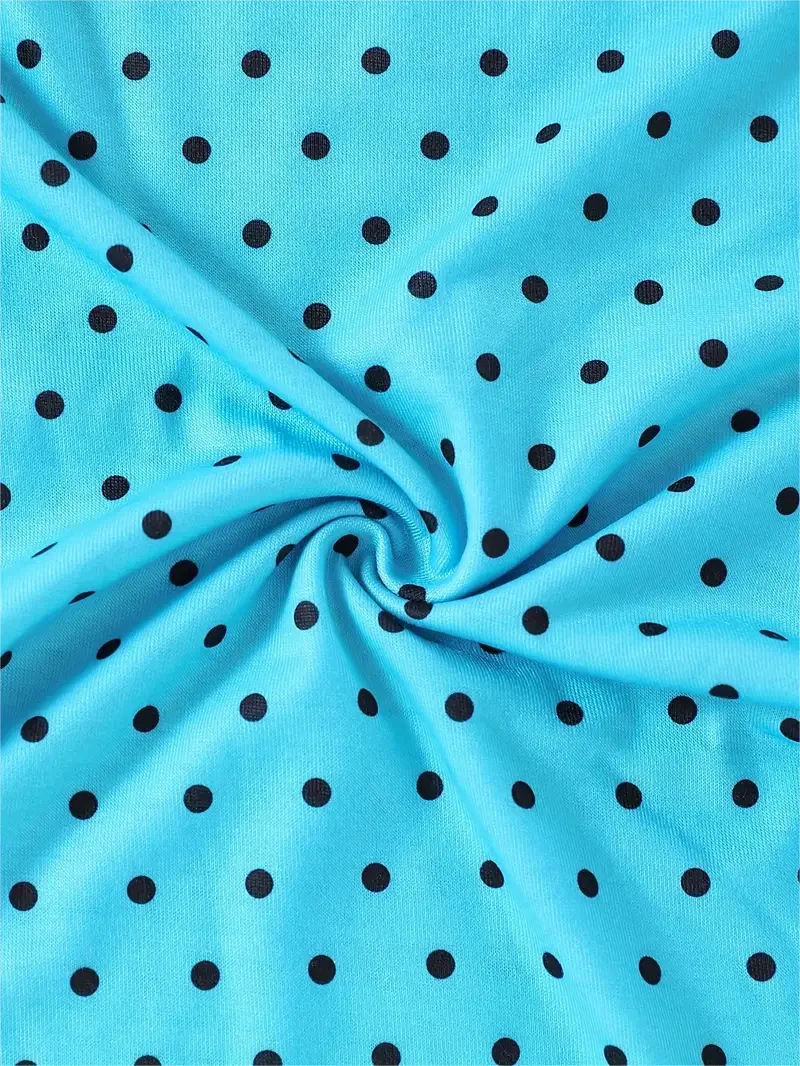 Kid Size: 3T - Dots & Kitty Print Girls Long Sleeve Dress, Spring and Autumn everyday sweet casual dress, parties, gifts