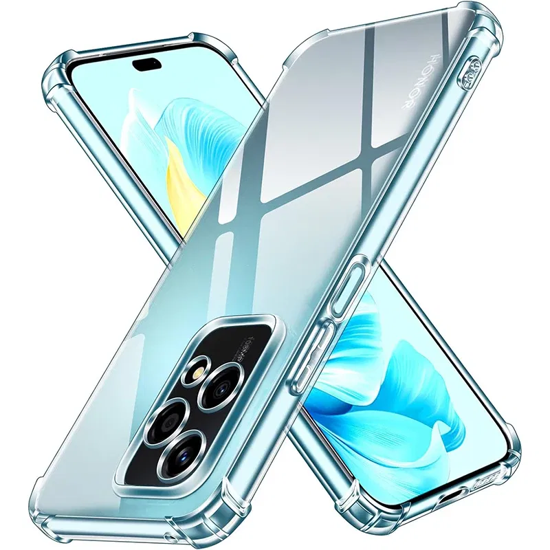 Material: Plastic - Shockproof Silicone Soft Case For Huawei Honor 200 90 70 50 Lite Pro Ultra Thin Cover For Honor200 Lite Clear Slim Fundas