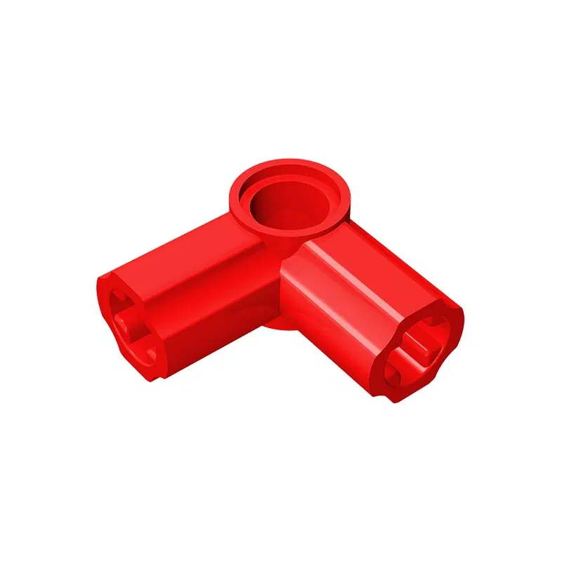 Color: Blue - Gobricks GDS-921 Technical, Axle and Pin Connector Angled #6 - 90 degrees compatible with lego 32014 pieces of children's DIY