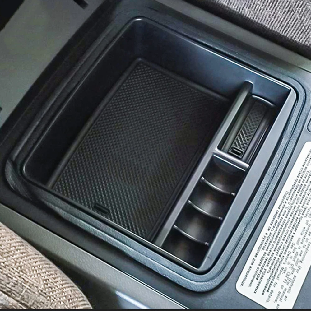 Car Refrigerator Cover Storage Box For Toyota Prado FJ 120 FJ120 150 Central Armrest Storage Holder Accessories