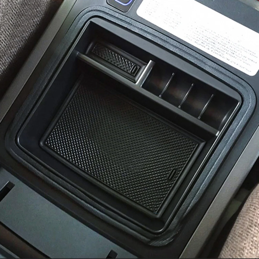 Car Refrigerator Cover Storage Box For Toyota Prado FJ 120 FJ120 150 Central Armrest Storage Holder Accessories