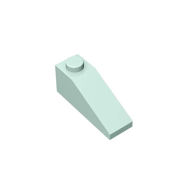 Color: CORAL RED - Gobricks GDS-586 Slope 33 3 x 1 compatible with lego 4286 pieces of children's toys Building Blocks Technical Assembles
