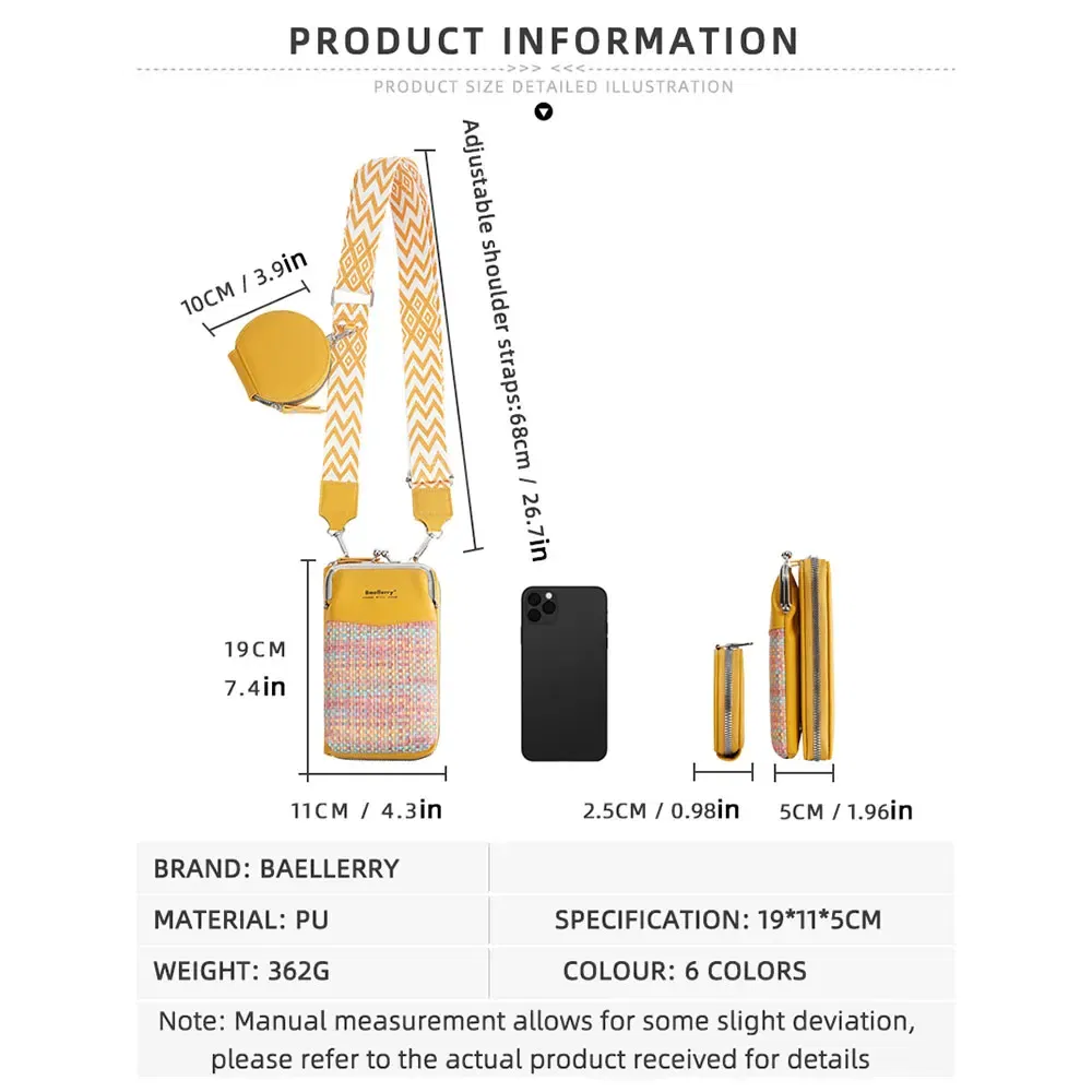 Color: Beige, Size: Mini(Max Length