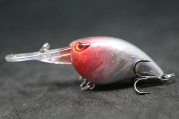 Color: WHITE - wLure Crankbait Wobble Fishing Lure 6cm 5g Deep Diving Tight Action Fresh Water Hard Bait Floating 8# Hooks Insect Bait C770