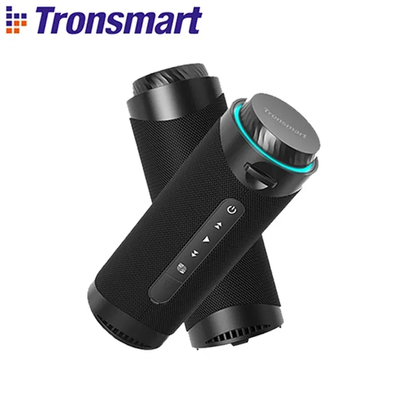 Color: black, Ships From: CHINA - New! Tronsmart T7 Speaker Portable Bluetooth Speaker with 360 degree Surround Sound, LED Modes, True Wireless Stereo, APP