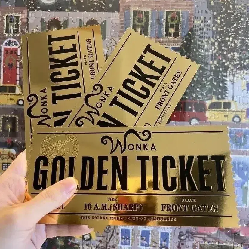 Color: Black - Wonka Charlie Chocolate Golden Ticket Anime Gold Voucher Brooch Pin Badges Metal Pins Bookmark Collection Valentine's Day Gift