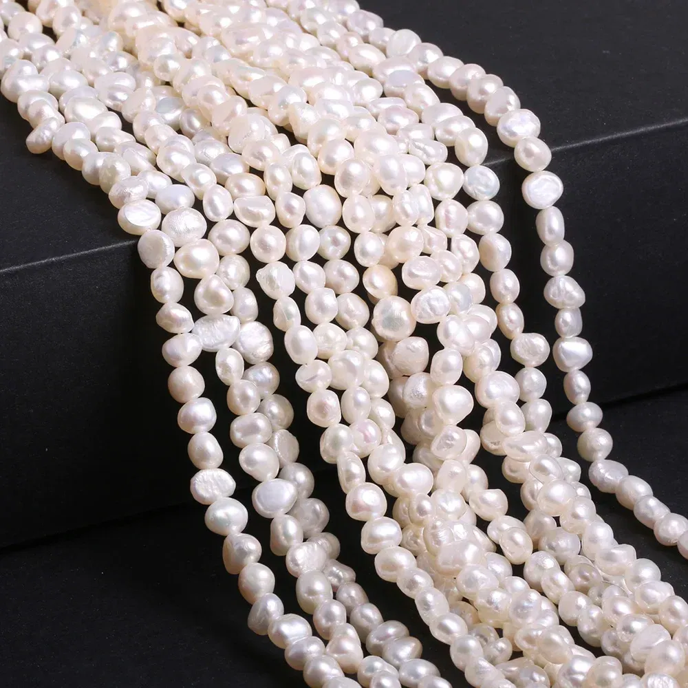 Color: Dark Red, Item Diameter: 16mm - Natural Freshwater Pearl Baroque White pink Irregular Beads for Jewelry Making DIY Earrings Bracelet Necklace Accessories