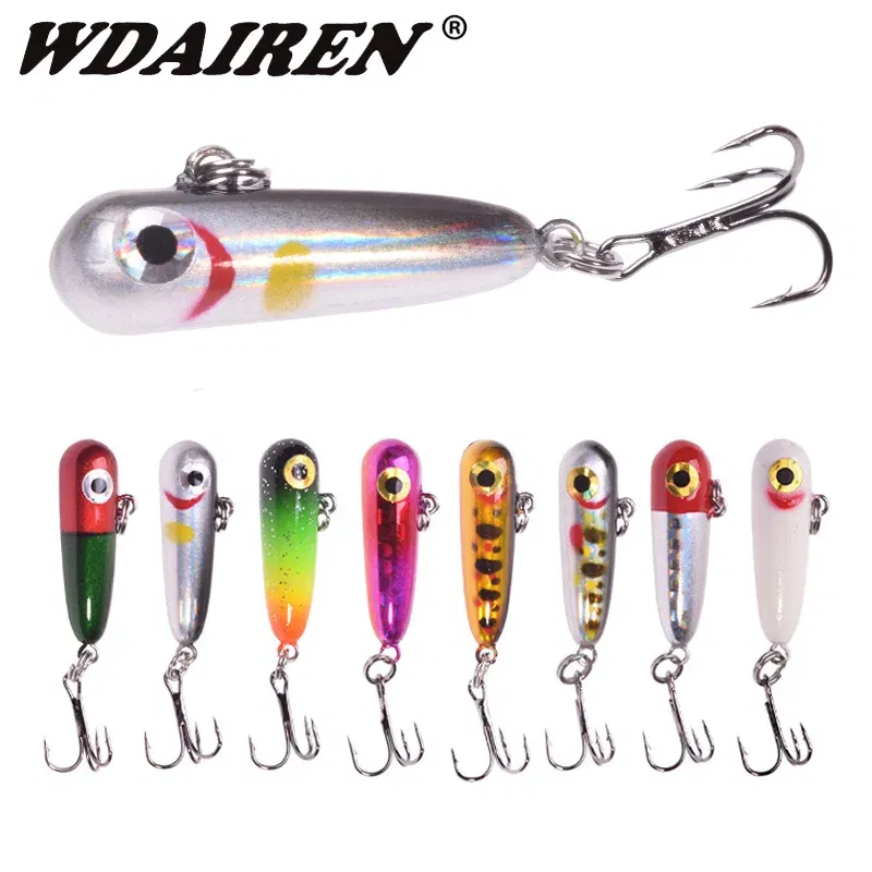 Color: PURPLE, Size: 40mm - New 1Pcs Sinking Pencil Fishing Lure 3cm 2.8g Saltwater Minnow Heavy Stick Wobbler Artificial Hard Bait Bass Trout Pesca Tackle