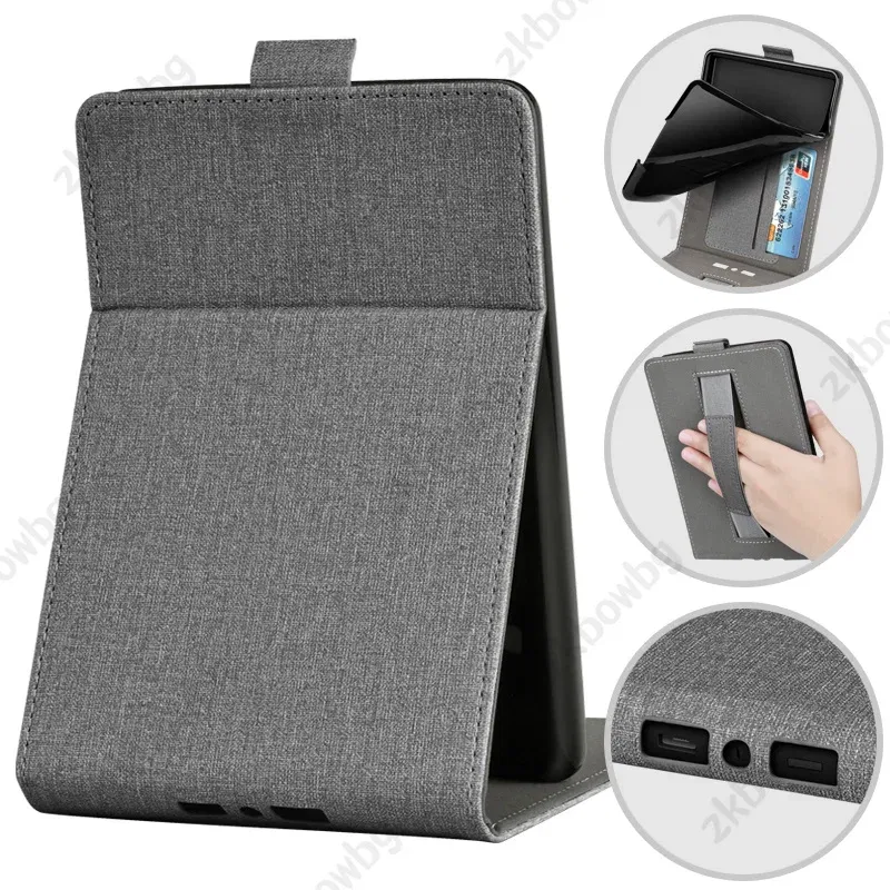 Color: Khaki, Size: Fourteen - Cute Smart Case for 6.8' 6'' Kindle Paperwhite Signature 11th Generation Edition 12th 2024 7'' 7th 10th 6th M2L4EK RS23CV Cover