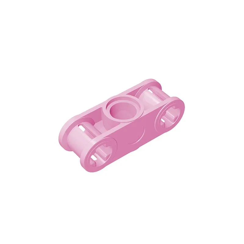 Color: Clear - MOC PARTS GDS-935 Technical, Axle and Pin Connector Perpendicular 3L with Center Pin Hole compatible with lego 32184