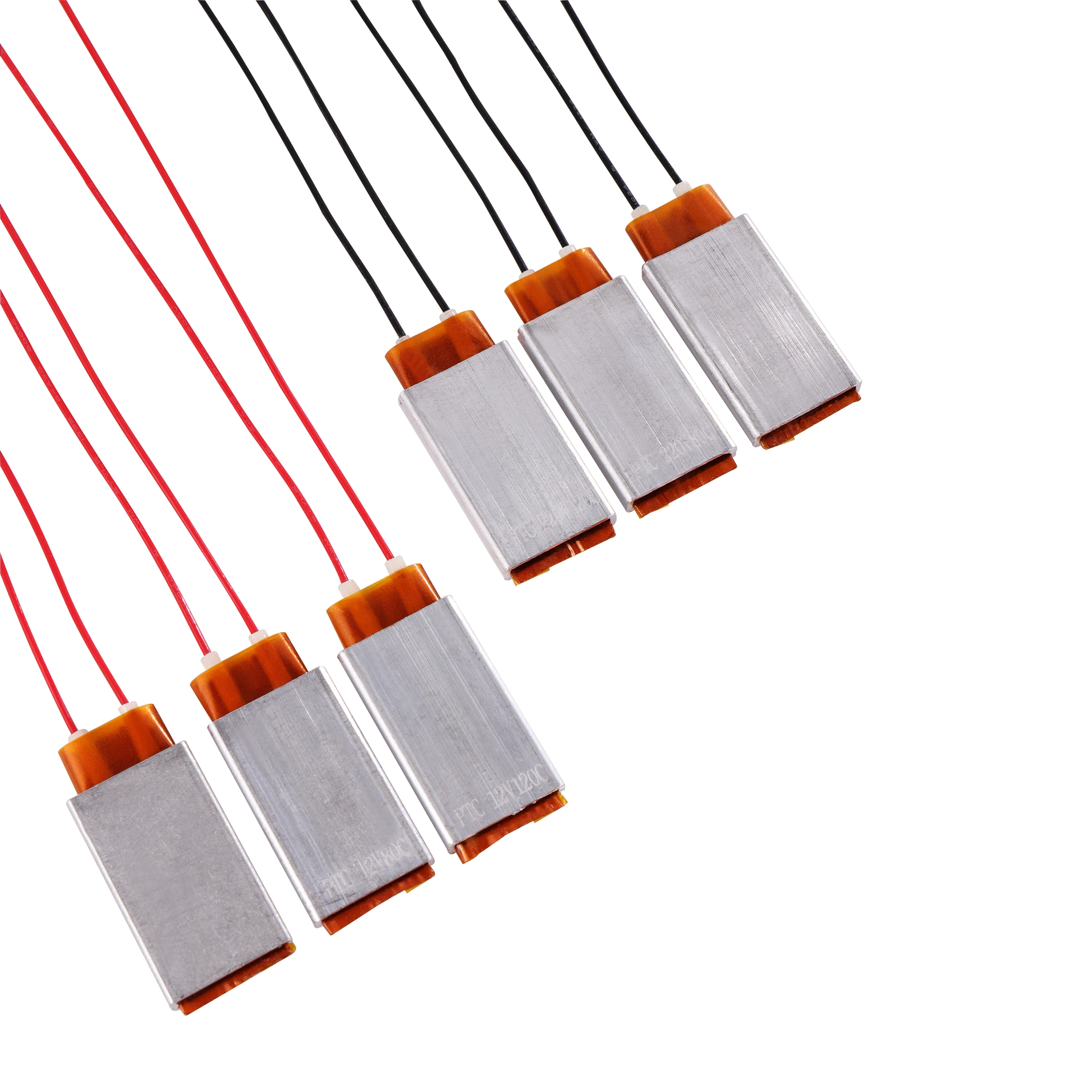 Color: WHITE - 220V/12V 80-220 Degrees Celsius PTC Heaters Heating Element Hair Dryer Accessories Curlers Heater Poultry Incubator 1 Pc