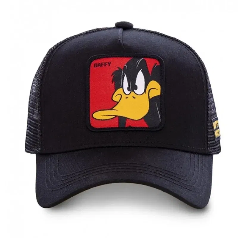 Color: Other, Size: Adjustable - Hot Sale Unisex Anime Cartoon Cap High Quality Patch Draw Baseball Cap Men Trucker Hat