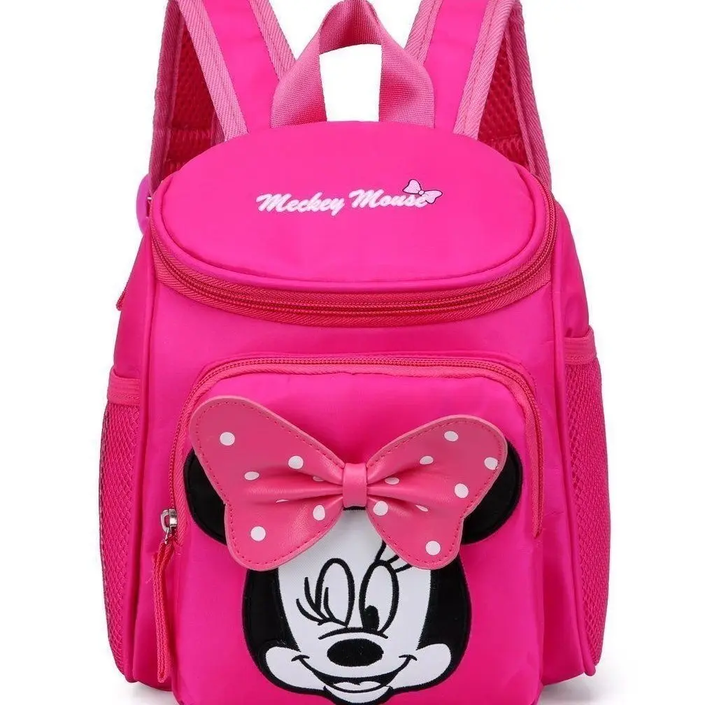 Color: SKY BLUE - Disney New girls frozen elsa anna princess Plush Backpacks kids School Bag Breathable kindergarten backpack