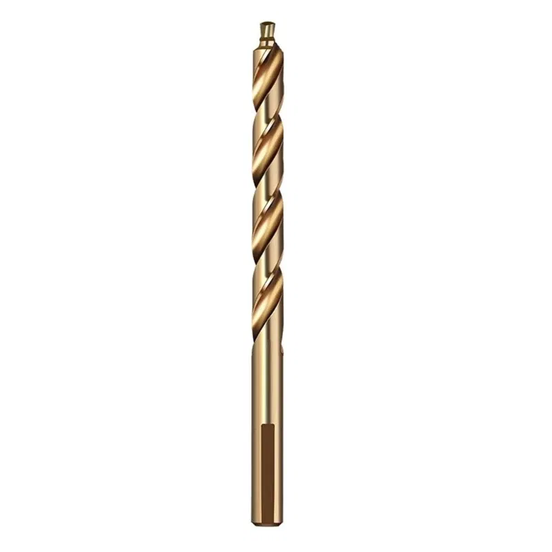 Color: Gold, Hole Diameter: 4mm, Shank Shape: Round - Drill Bit Set Twist Drill Bit Straight HSS Drill Bit for Drilling Hard Metal Stainless Steel Cast Iron