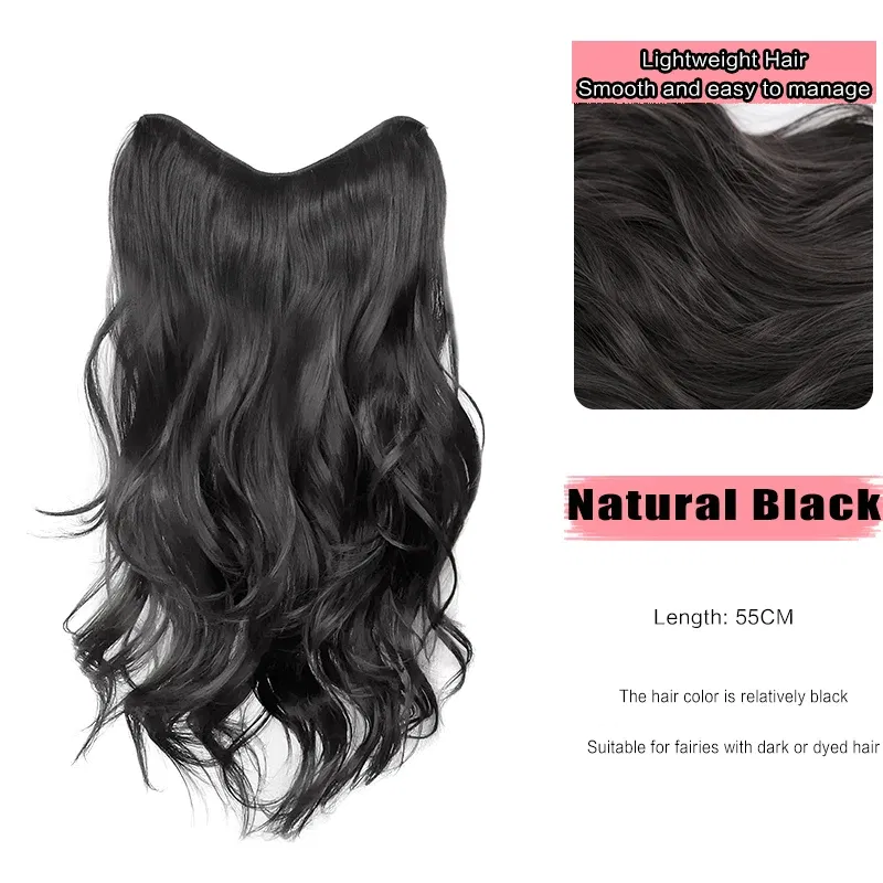 Color: T1/27 - AOSI Part Synthetic Clip In Hair Extension Long Thick Curly Natural Blonde Flase Hair Hairpieces For Women Heat Resistant
