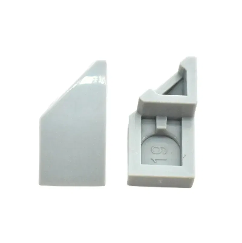 Color: Light Grey - 20 Pair Buildings Blocks 29120 29119 Wedge 2x1x2/3 Left and Right Bulk Modular GBC Toy For High-Tech MOC Set