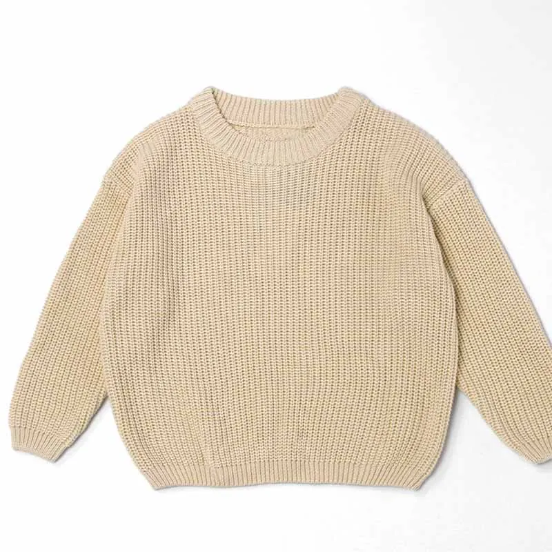 Color: Apricot, Size: XXS, Age Range: 0-3M - Personalized sweaters for cherished babies.Celebrate your little one's name with unique, custom-made thick knitted sweaters