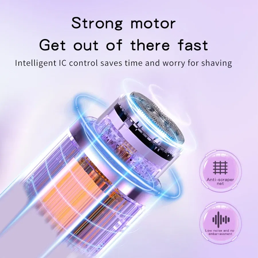 Color: Blue - 2 in1 Electric Razors for Men Women Waterproof Facial Mustache Shavers Rechargeable Bikini Body Hair Trimmer Painless Epilator