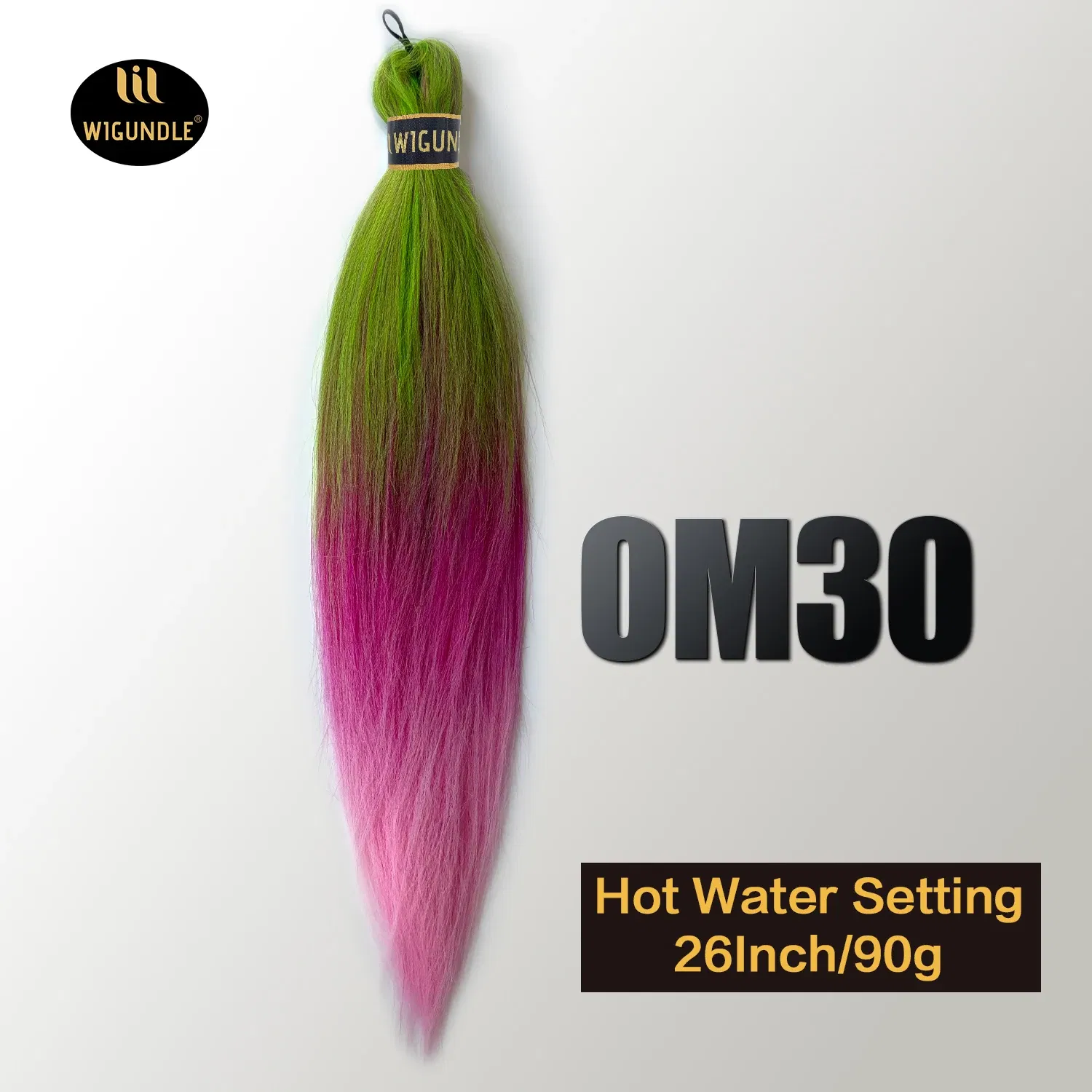 Color: #16, Stretched Length: 26inches, Bulk Buy: 1Pcs/Lot - Kanekalon 26inch Hot Water Set Pre Stretched Jumbo Braiding Hair Box Twist Braids Synthetic Hair Extensions For Women Soft Yaki