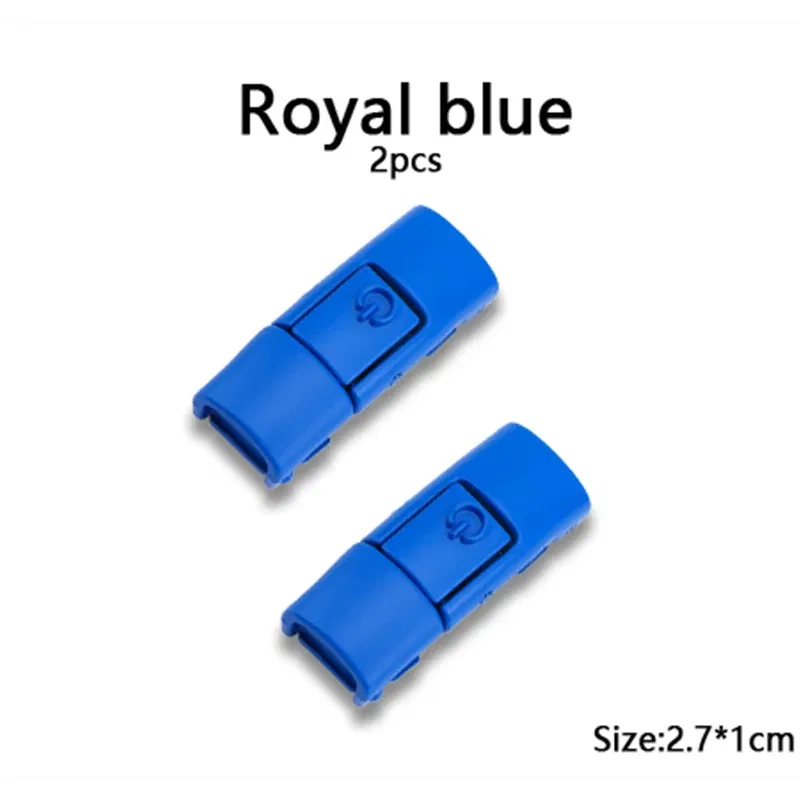 Color: Gold - Switches Colorful Metal Buckle No Tie Shoe Laces Press Lock Shoelaces Without Ties Elastic Flat Shoelace Sneaker Kids Adult