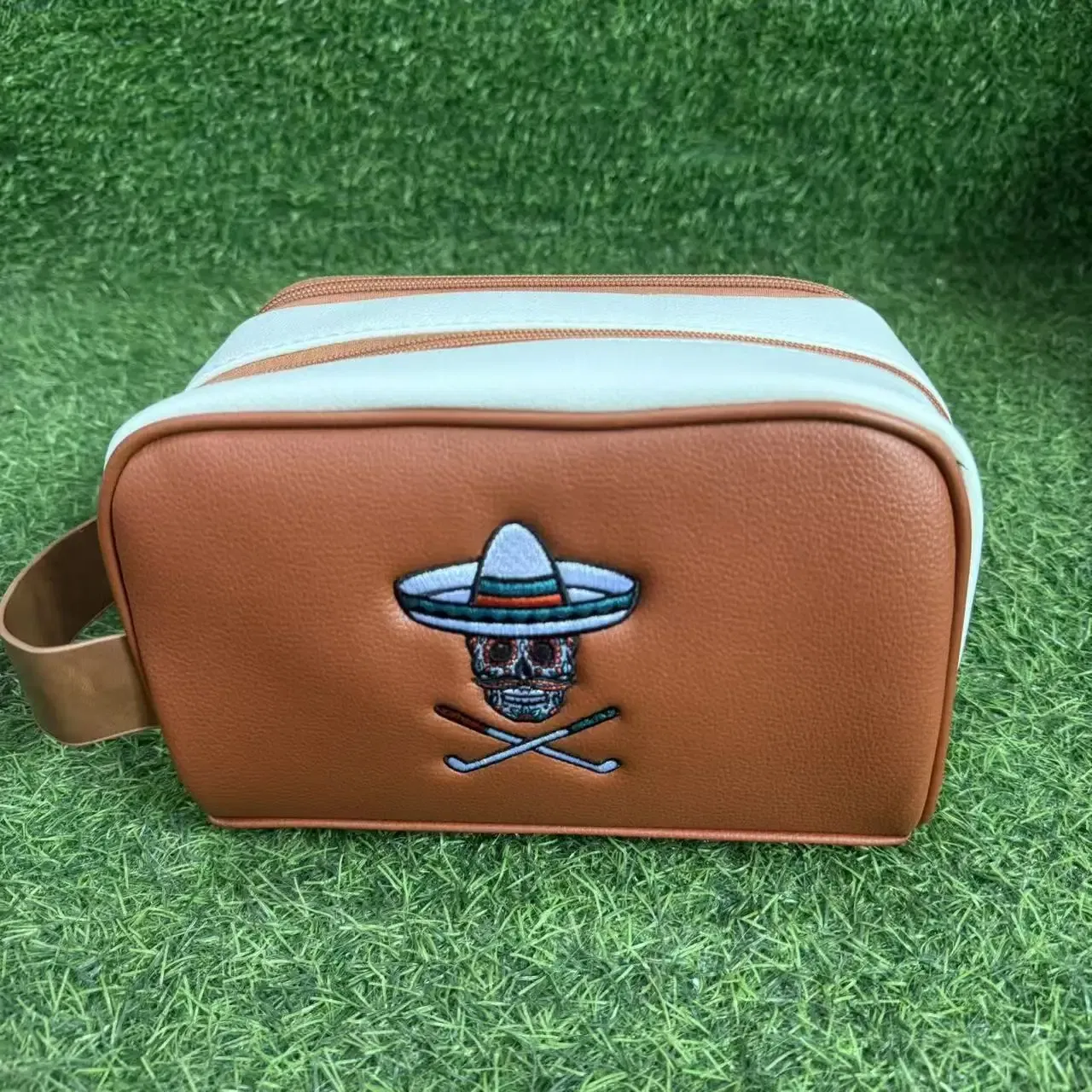 Color: Khaki - Golf hand bag Waterproof Bag