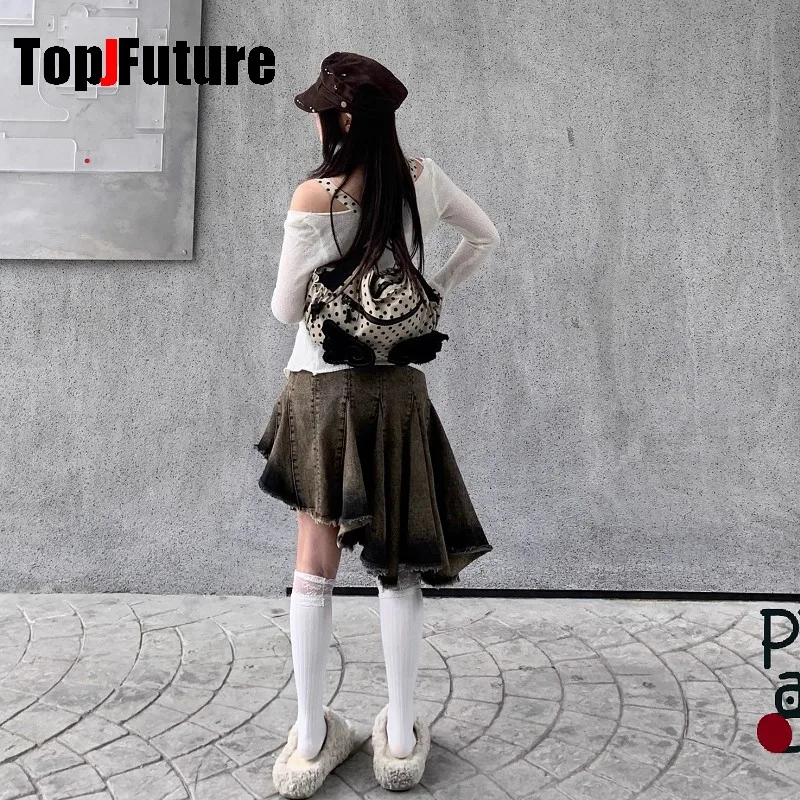 Color: black - Harajuku Gothic Women's Summer Hip Pop Cap Beret Hat Y2k Girl Punk Accessories puncture suede baseball Cap Sun Hat Newspaper hat