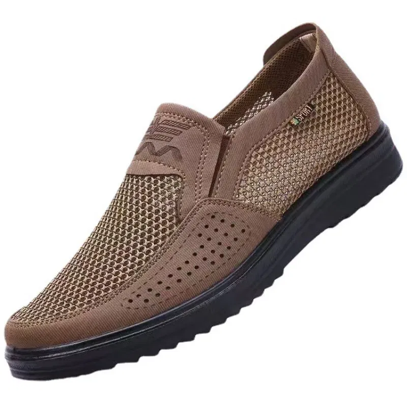 Color: black, Shoe Size: 41 - 2023 Summer Hot sale Sneakers Men Fashion Casual Walking Shoes Breathable Mens Loafers Zapatillas Hombre men casual shoes