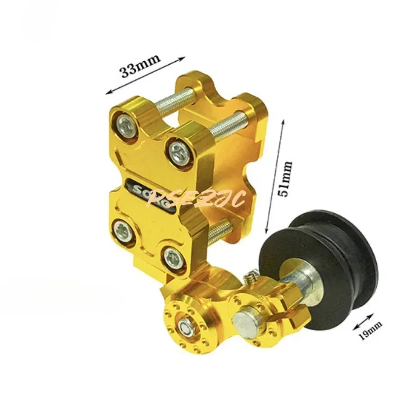 Color: Red - Motorcycle Chain Automatic Adjustment Modification Accessories Tensioner Chain Adjuster Chain Tightener
