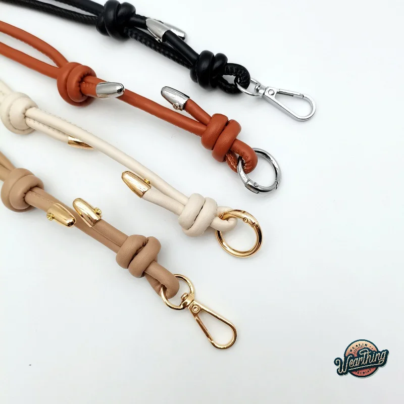 Color: Red - Long Leather Shoulder Strap Crossbody Bag Adjustable Replacement Belt Handbag Strap Accessories DIY Bag Belt For Handbags