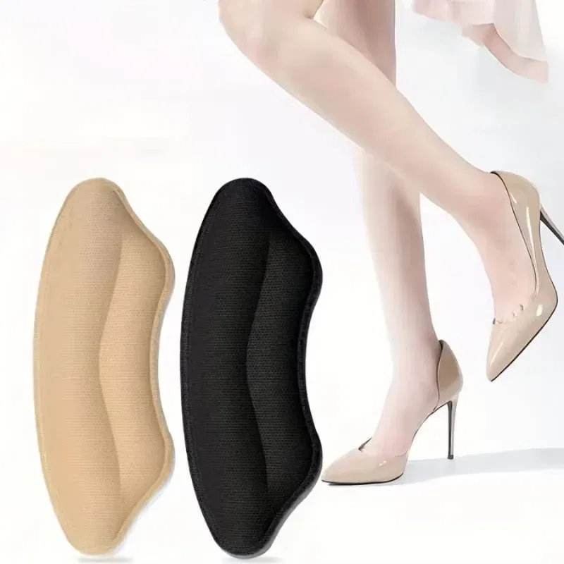 Color: Gold - 8-Pack Heel Pads for Too Big Shoes, Self-Adhesive Heel Protectors Inserts Improve Shoe Fit Prevent Slippage