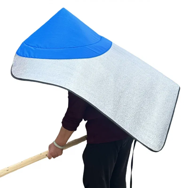 Color: black, Size: XS?€old?‰ - Sun & Rain Protection Hooded Cape - Breathable UV Hat for Farming/Gardening - Wide Brim Bucket Hat with Neck Cover