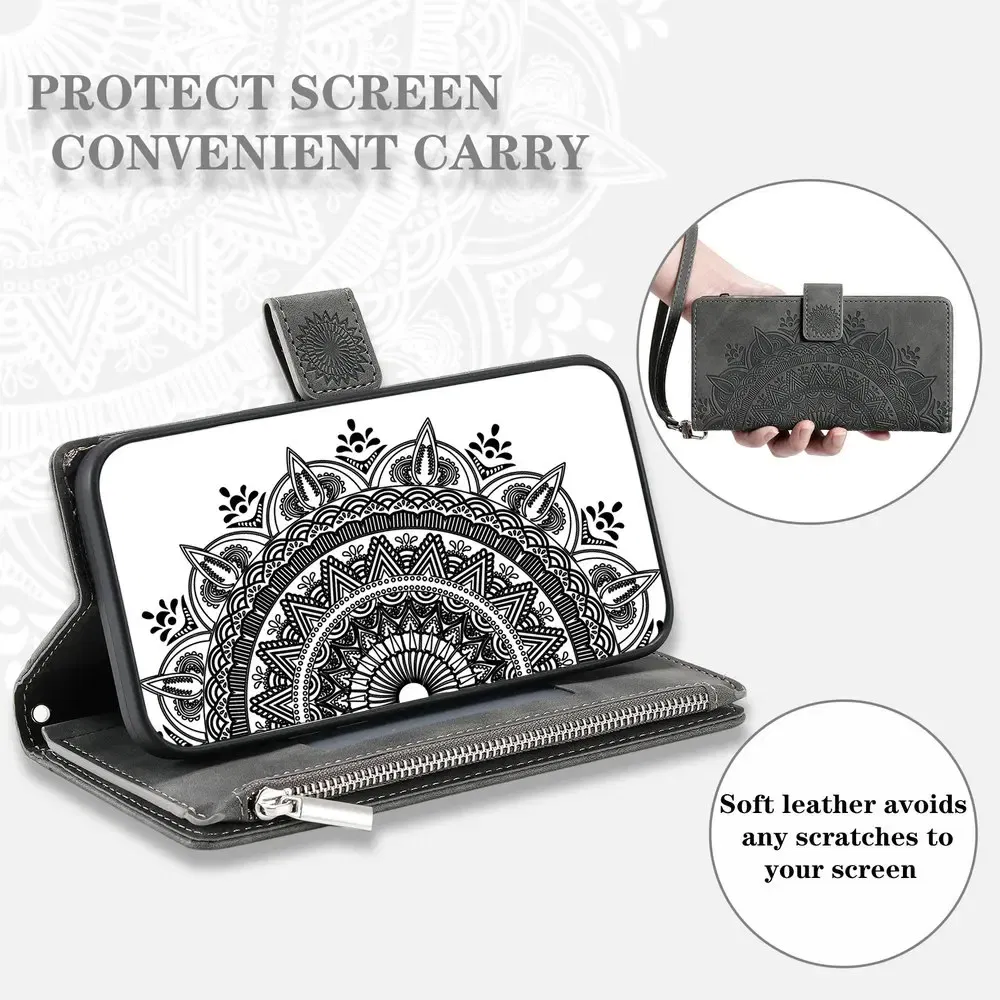 Color: green, Bundle: Case & Strap, Compatibility by Model: Xiaomi 15T - For Xiaomi 15T Pro 5G 2025 Leather Wallet Case 8-Card Crossbody Bag Funda Xiaomi 15T Pro Case Mi 15T 15 T T15 15TPro Phone Cover