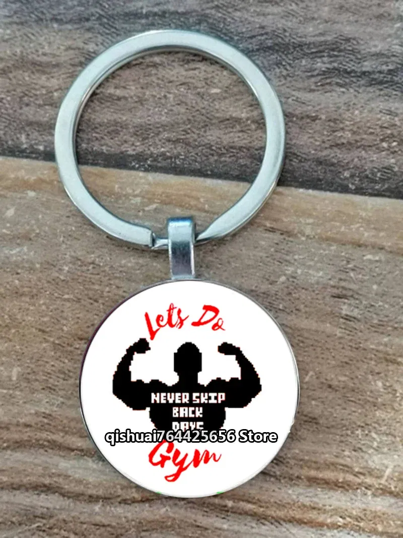 Color: Gold - Gym Keyring Keychain Suitable For Bodybuilding Athletes Heavy Men Boys Bodybuilding Sports Unisex Men Tactical Rock Keyring Keyc