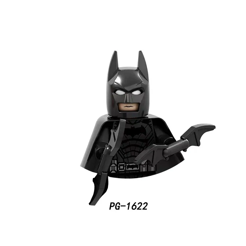 Color: Dark Blue - Marvel Blocks Brick Hero Batman Joker Superman Catwoman Mini Figure Building blocks Hot Toy Children's party gift