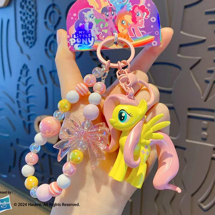 Color: PURPLE, Ships From: CHINA - Cartoon My Little Pony Toy Keychain Twilight Sparkle Pinkamena Diane Pie Fluttershy Rarity Rainbow Dash Key Buckle Keyring Gift