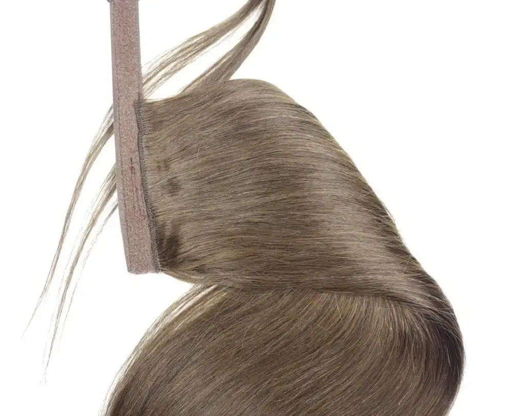 Color: #1B, Life Span: 6 Months With Proper Care, Stretched Length: 16inches, Longest Hair Proportion: 35%-45% - ZZHAIR 100% Human Hair Extensions 16"-28" Machine Made Remy Magic Wrap Around Ponytail 60g-120g Clip In Horsetail Stragiht