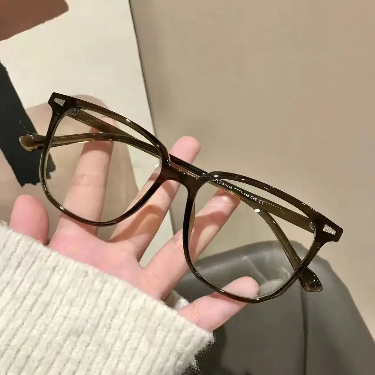 Color: MULTI, Frame Color: Clear, Ships From: CN - Transparent Computer Glasses Frame Women Men Anti Blue Light Square Eyewear Blocking Glasses Optical Spectacle Eyeglass