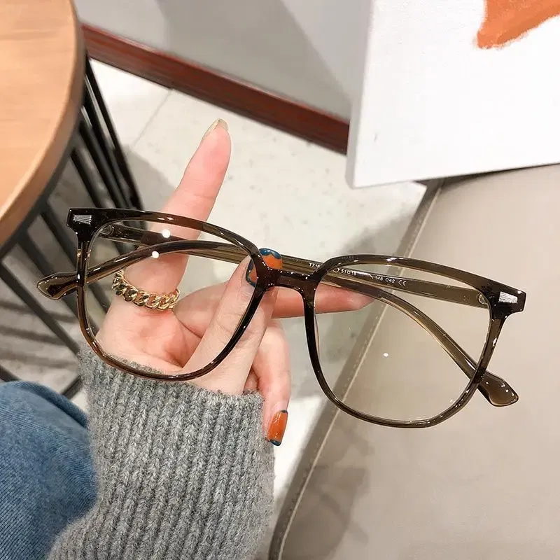 Color: MULTI, Frame Color: Clear, Ships From: CN - Transparent Computer Glasses Frame Women Men Anti Blue Light Square Eyewear Blocking Glasses Optical Spectacle Eyeglass