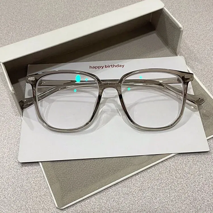 Color: MULTI, Frame Color: Clear, Ships From: CN - Transparent Computer Glasses Frame Women Men Anti Blue Light Square Eyewear Blocking Glasses Optical Spectacle Eyeglass