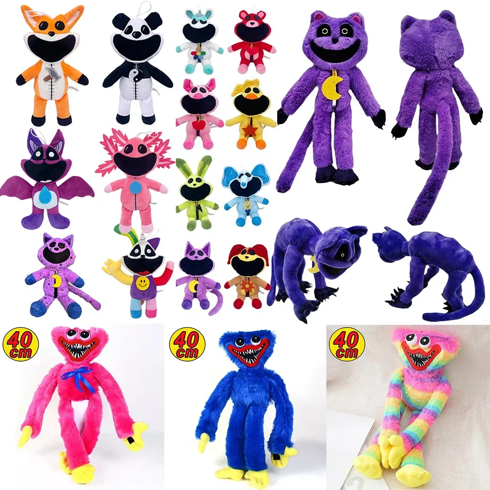 Color: Brown - Smiling Critters Plush Toys Catnap Dogday Stuffed Dolls Cartoon Aminal Game Peripherals Plush Toys Kids Birthday Christmas Gifts